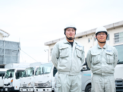 20～40代中心、仲の良い職場。